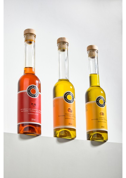 Portakallı Naturel Sızma Zeytinyağı 250 ml Hediyelik Kutusunda