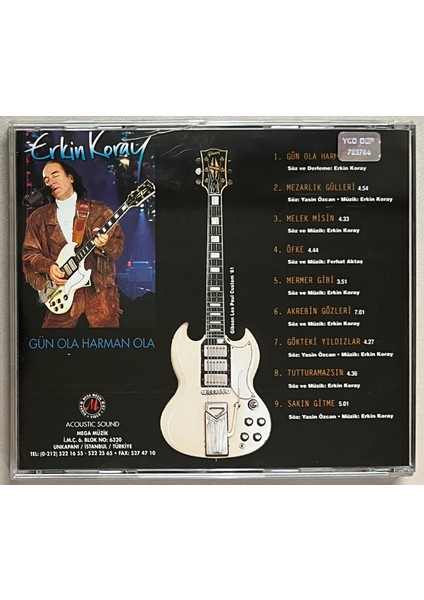 Erkin Koray Gün Ola Harman Ola CD (Orjnal 1996 Dönem Baskı Cd)