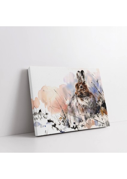 Tavşan ve Papatyalar Kanvas Tablo fiyatları