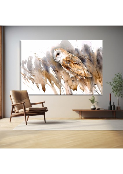 Özgür Baykuş Kanvas Tablo