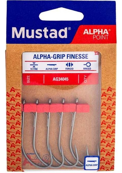 Alpha Point Alpha-Grip Finesse AG34045 Olta Iğnesi Tıtanx-No:4/0 - 5li modelleri