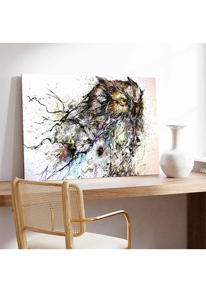 Vahşi Baykuş Kanvas Tablo modelleri