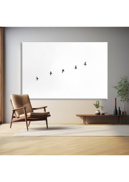 Uçan Kuşlar Kanvas Tablo