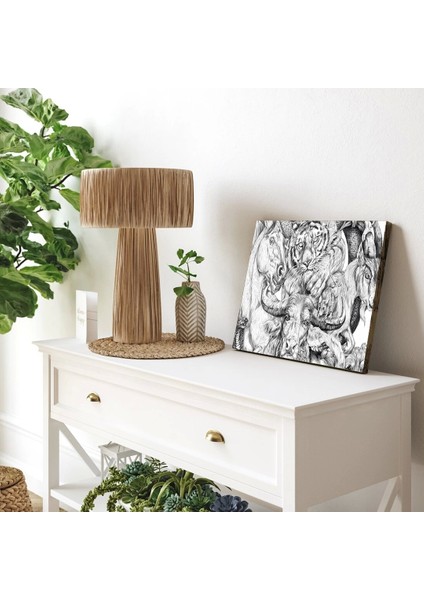 Ormanın Kraliyet Ailesi Kanvas Tablo modelleri