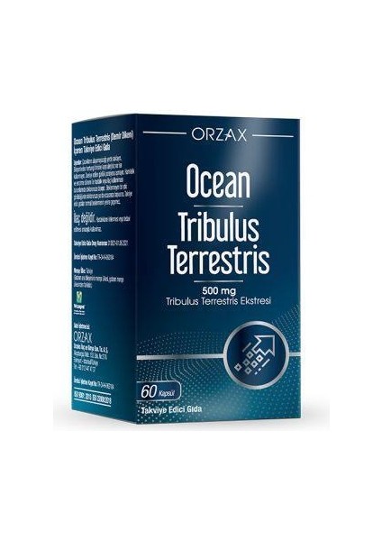 Tribulus Terrestris Takviye Edici Gıda 60 Kapsül