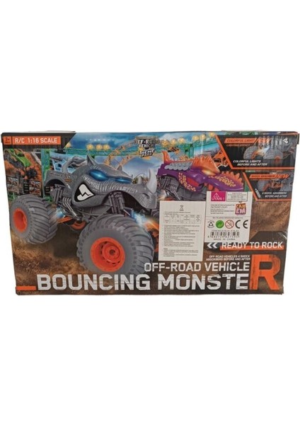 Canavar Temalı Uzaktan Kumandalı Şarjlı Işıklı Arazi Aracı modelleri