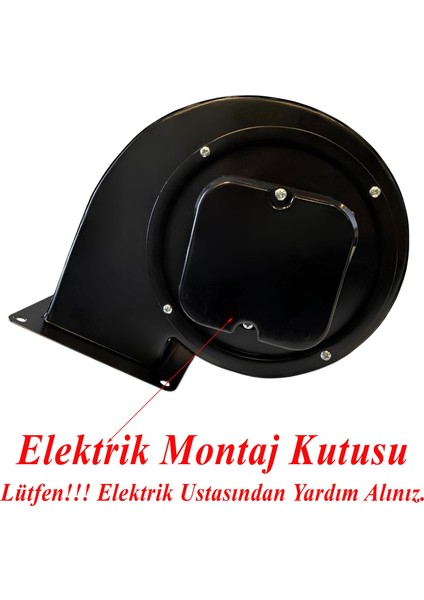 Havalandırma Aspiratörü Salyangoz Fan BDRS140-60 Tek Emişli Kirli Hava Kötü Koku Metal Vantilatör modelleri