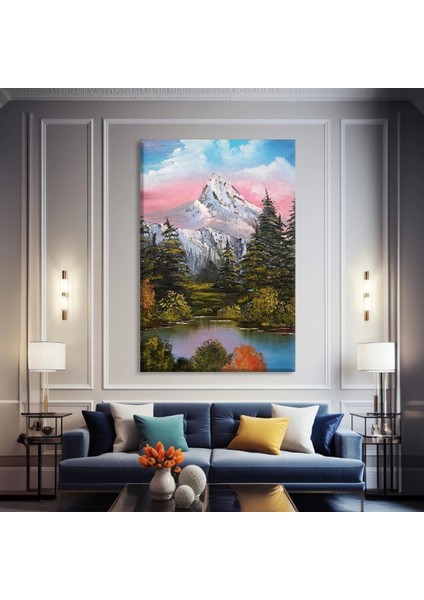 Zirveye Bakış Kanvas Tablo
