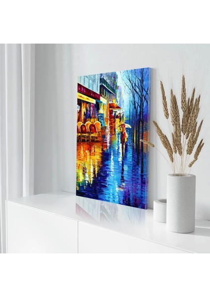 Şehirdeki Renkler Kanvas Tablo modelleri