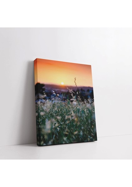 Şehirde Alacakaranlık Kanvas Tablo fiyatları