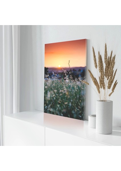 Şehirde Alacakaranlık Kanvas Tablo modelleri