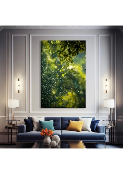 Yeşilin Dansı Kanvas Tablo