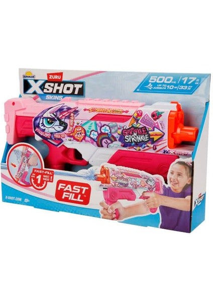 X-Shot Skins Hyperload Fast Fill Su Tabancası 34 cm