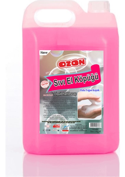 Sıvı El Köpüğü 5 kg ( Koli Içi 1 Adet )