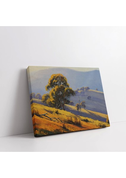 Uzak Tepeler Kanvas Tablo fiyatları