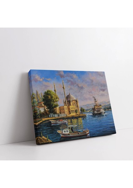 Kıyıdaki Sakinlik Kanvas Tablo fiyatları