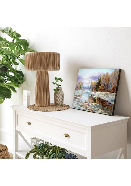 Sonbahar Nehri Kanvas Tablo modelleri