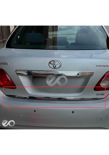 Toyota Corolla Krom Bagaj Alt Çıtası 2007-2013 Arası P.çelik