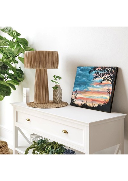 Günbatımı Silüeti Kanvas Tablo modelleri