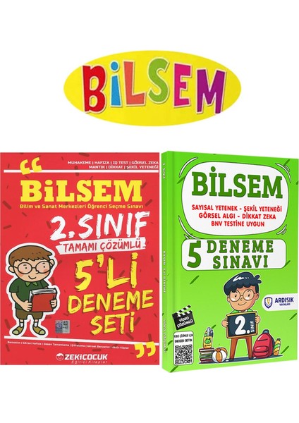 2. Sınıf BİLSEM Deneme Sınav Seti 2 Kitap