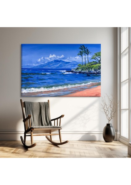 Kıyı Yolculuğu Kanvas Tablo