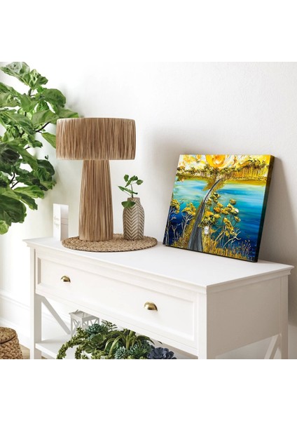 Altın Sonbahar Işıkları Kanvas Tablo modelleri