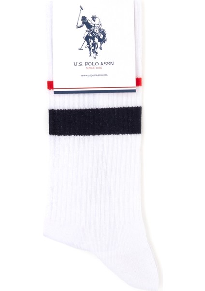 U.S. Polo Assn. Erkek Beyaz Çorap 50299013-VR013