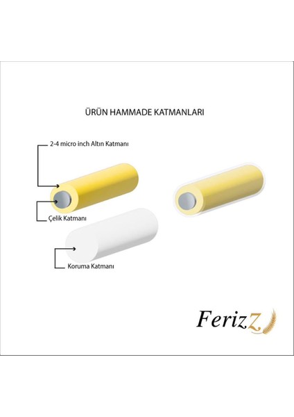Tam Altın Çerçeveli Kolye​ Ucu Altın Kaplama Çiçek Model TGR-602