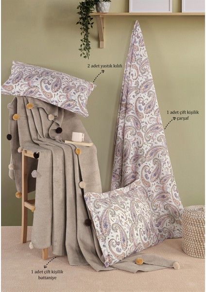 Pamuklu Battaniye Takımı Çift Kişilik - 200X220 cm modelleri