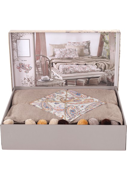 Pamuklu Battaniye Takımı Çift Kişilik - 200X220 cm fırsatları