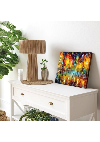 Yağmur Sonrası Park Kanvas Tablo modelleri