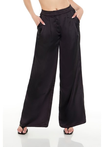 Saten Mid-Rise Trouser Pantolon