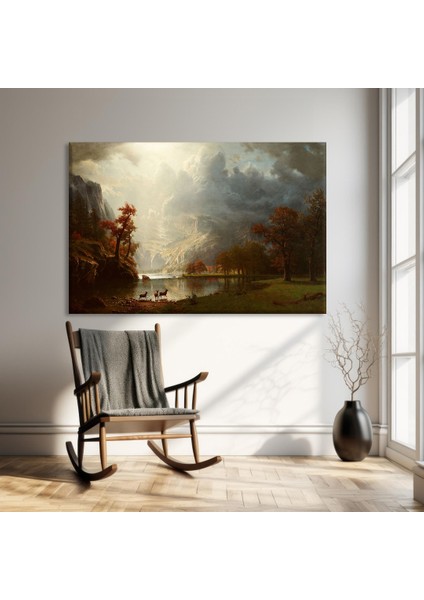 Göl Kenarı Sessizliği Kanvas Tablo