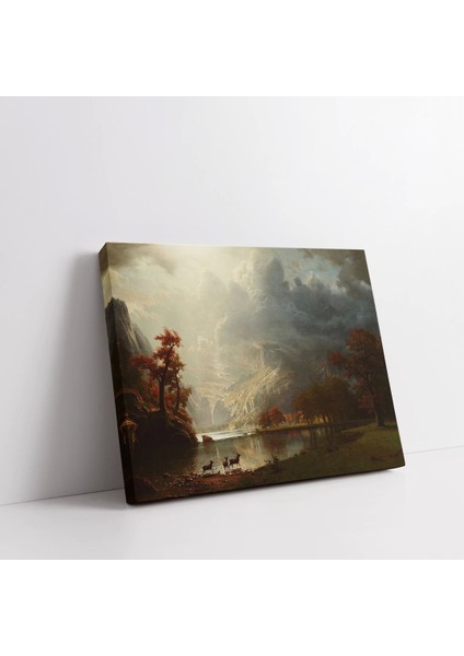 Göl Kenarı Sessizliği Kanvas Tablo fiyatları
