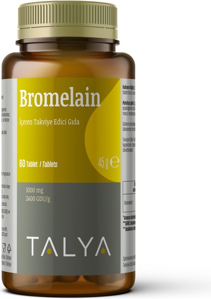 Bromelain Içeren Takviye Edici Gıda