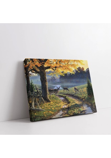 Sonbahar Yolculuğu Kanvas Tablo fiyatları