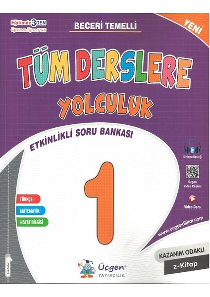 1.sınıf Tüm Derslere Yolculuk+Türkçe+Matematik Kitabı