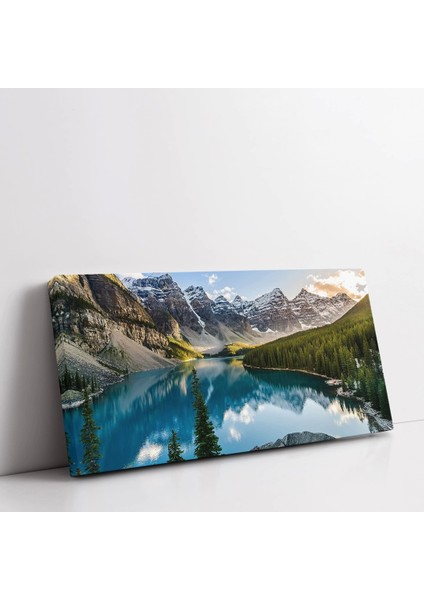 Dağ Gölü Kanvas Tablo fiyatları