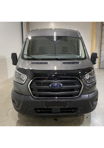 Ford Transit Kaput Rüzgarlığı 2020+ Kaput Koruma Parlak Siyah 2020 2021 2022 2023