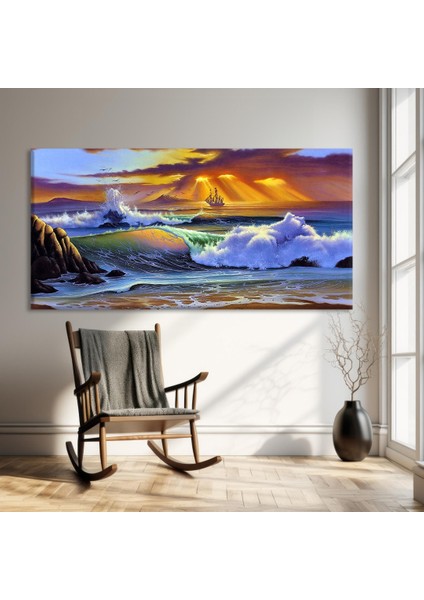 Fırtınanın Güzelliği Kanvas Tablo