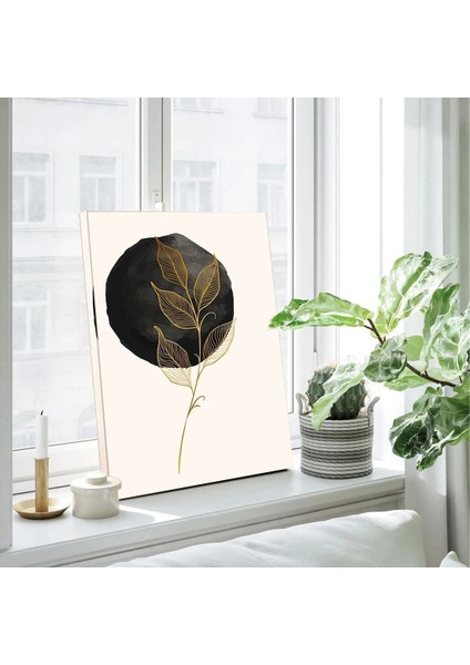 Altın Yaprak Kanvas Tablo modelleri
