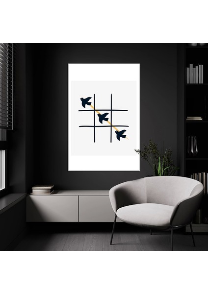 Özgürlüğe Uçan Kuşlar Kanvas Tablo