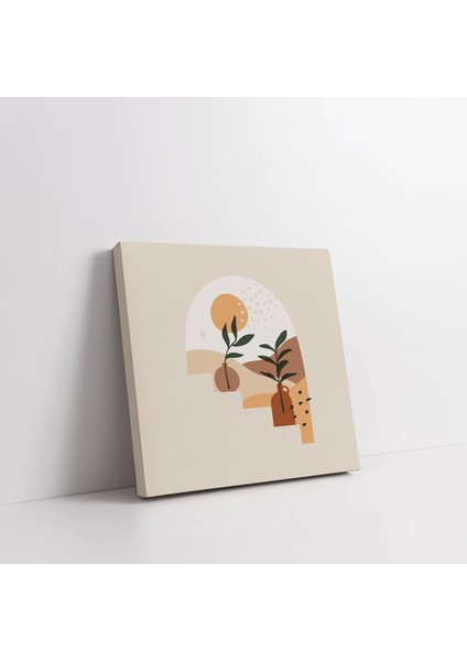 Natural Yaprak Kanvas Tablo modelleri