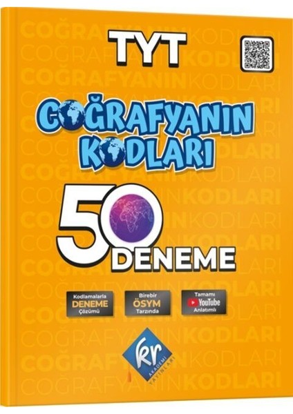 TYT Coğrafyanın Kodları Coğrafya Çözümlü 50 Deneme