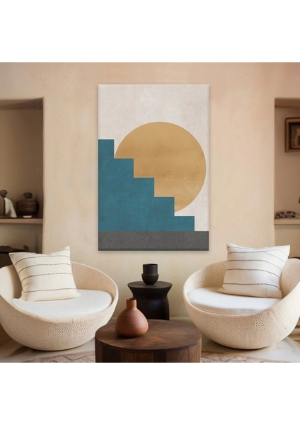 Sade Simetri Kanvas Tablo