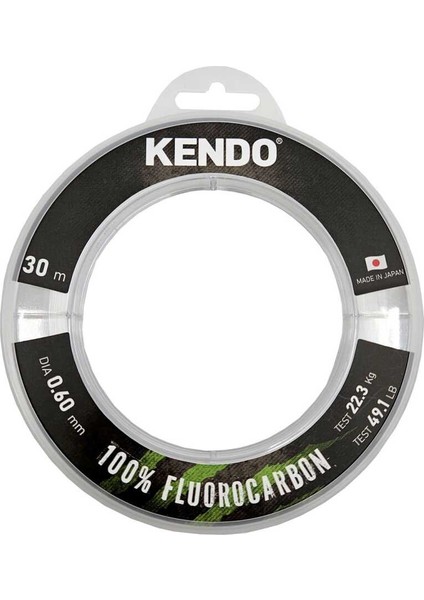100% Fluorocarbon White 30M Misina 0.60MM