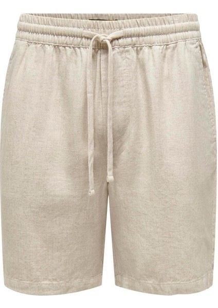 Onstel Vısc Lın Shorts 0075 Pamuk Keten Erkek Şort