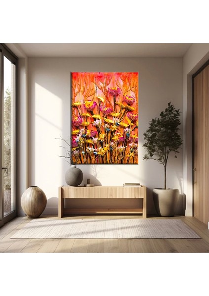 Gelincikler Kanvas Tablo