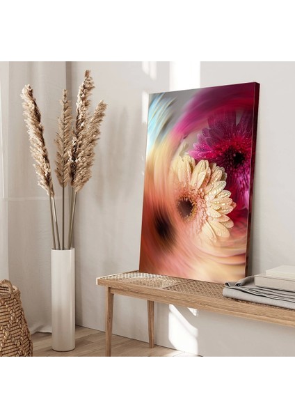 Soyut Çiçekler Kanvas Tablo modelleri