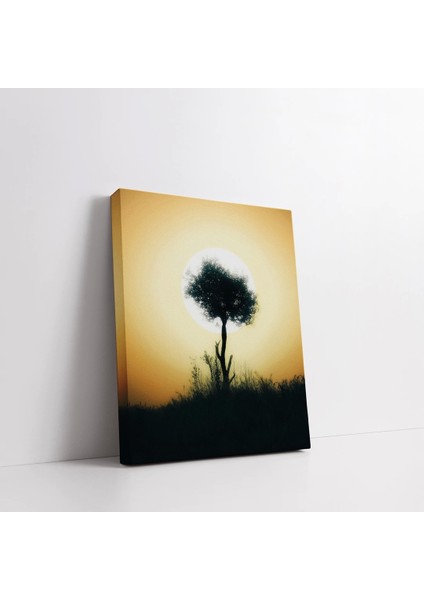 Yalnız Ağaç Kanvas Tablo fiyatları